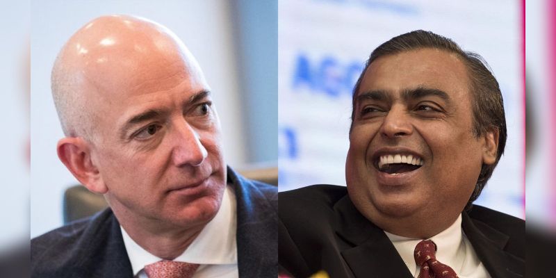 Jeff Bezos Mukesh Ambani